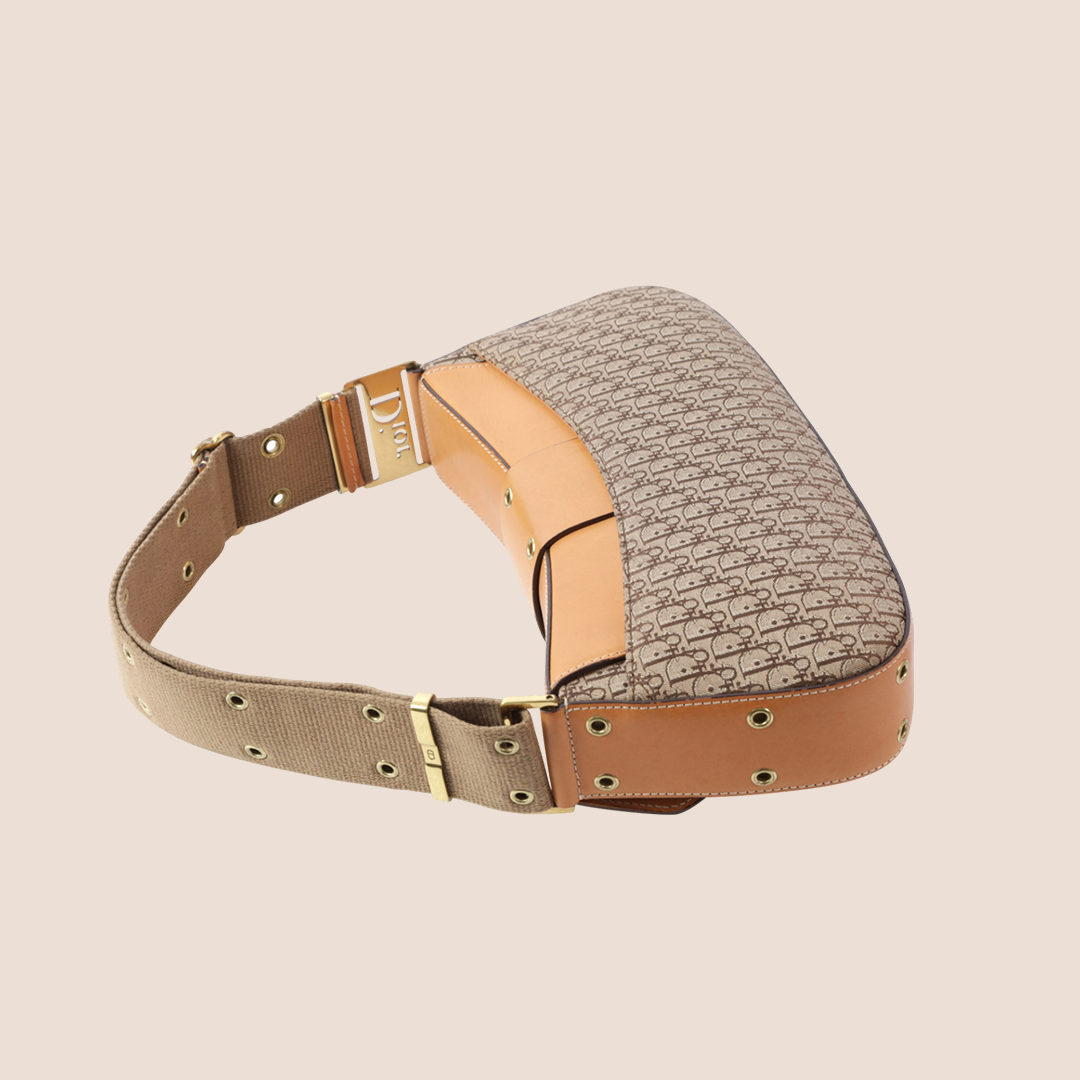 CHRISTIAN DOR BEIGE DORISSIMO STREET CHIC COLUMBUS BAG