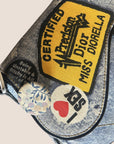 CHRISTIAN DOR DENIM "MISS DORELLA" SADDLE BAG