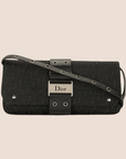 CHRISTIAN DOR BLACK TROTTER STREET CHIC OPERA CROSSBODY CLUTCH