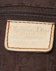 CHRISTIAN DOR BEIGE LEATHER GAUCHO SADDLE BAG
