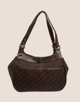 CHRISTIAN DOR BROWN STREET CHIC DORISSIMO TOTE BAG