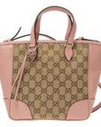 (WMNS) GCCI GG Printing Single-Shoulder Bag Brown/Pink -KYLG-