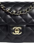 Chanel Classic Maxi Handbag Black Grained Calfskin SiLVer-Toned