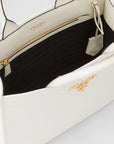 Medium leather PRD Symbole bag with topstitching