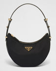 PRD Arqu? Re-Nylon and brushed leather shoulder bag