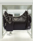 Padded nappa-leather PRD Re-Edition shoulder bag