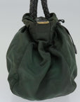 PRD Hand Bag Nylon way Green Auth th