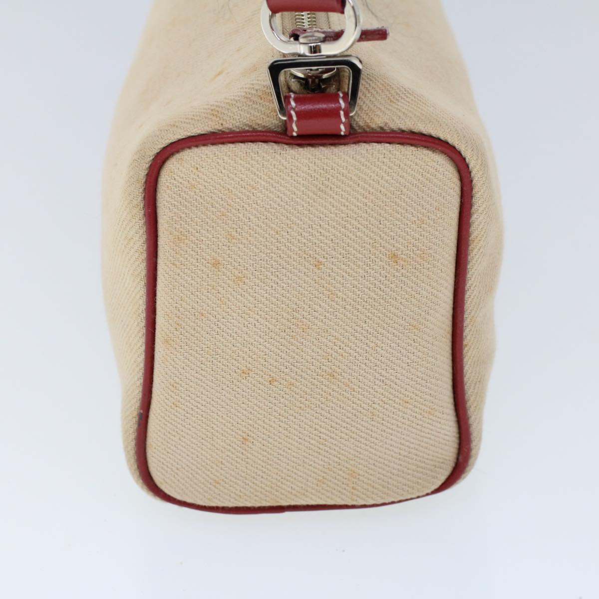 BBERRY Blue Label Shoulder Bag Canvas Beige Auth ti