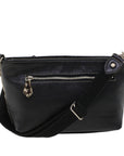 BBERRY Blue Label Shoulder Bag Harako leather Brown Auth ti
