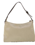 BBERRY Blue Label Shoulder Bag Nylon Beige Auth ti
