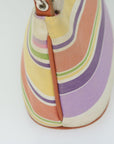 BBERRY Blue Label Shoulder Bag Canvas Multicolor Auth ti