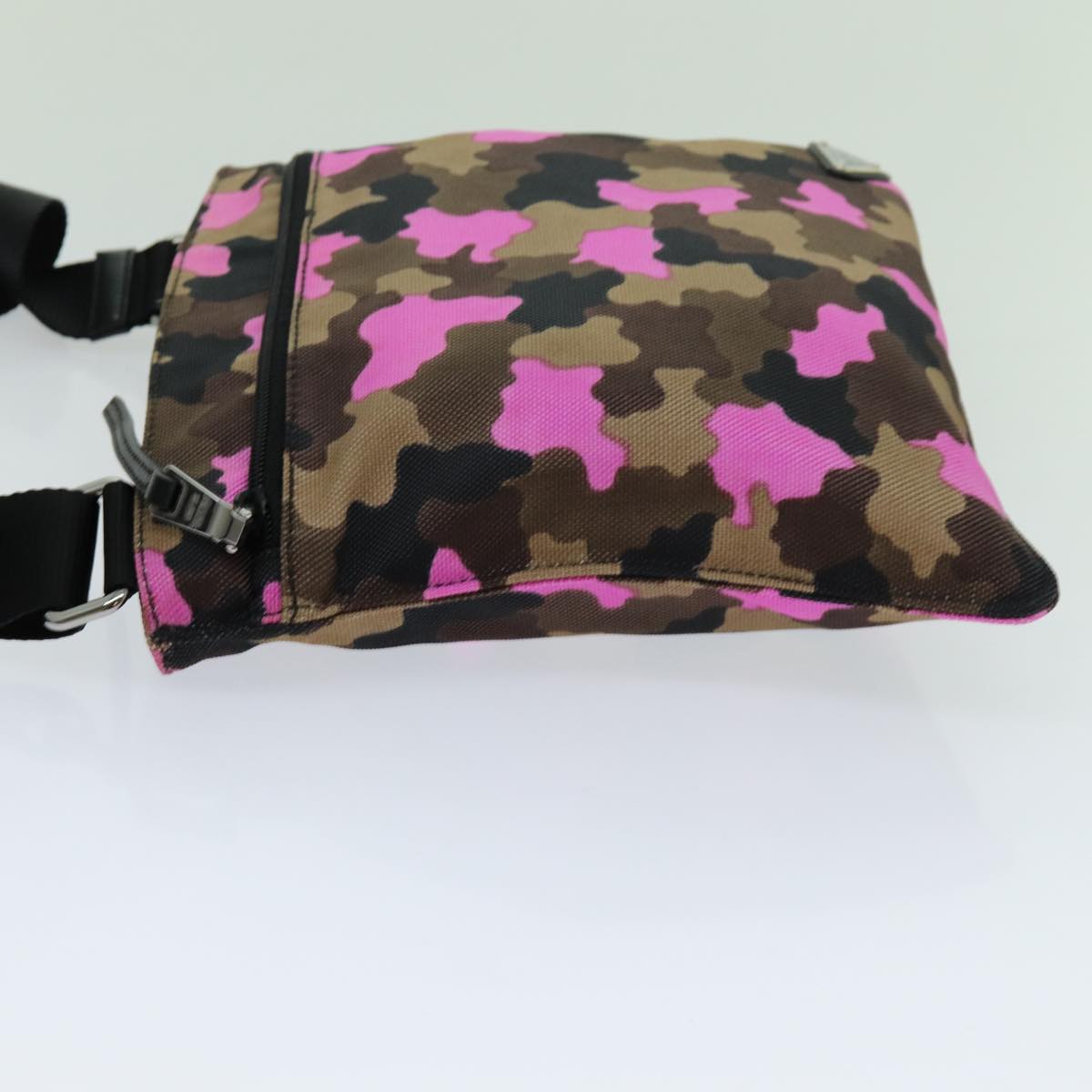 PRD Camouflage Shoulder Bag Nylon Pink VA Auth yk