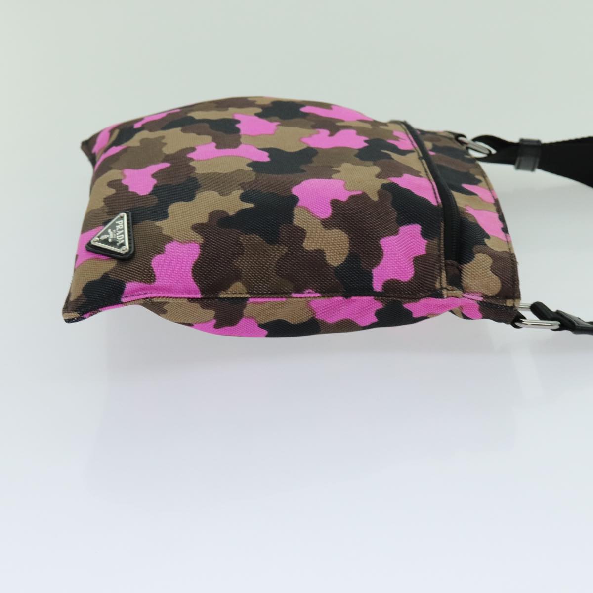 PRD Camouflage Shoulder Bag Nylon Pink VA Auth yk