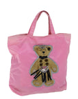 PRD Hand Bag Nylon Pink Auth yk