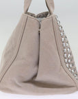 PRD Bijoux Canapa MM Hand Bag Canvas way Gray Auth yk